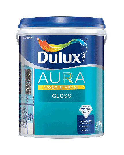 wood &amp; metal dulux aura gloss