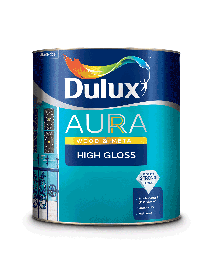 wood &amp; metal dulux aura high gloss